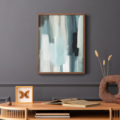 Scribe Shore II, reproduction encadrée - bois massif