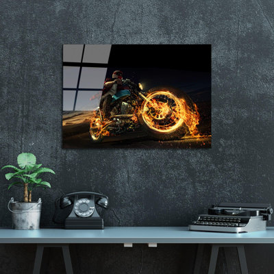 Boze Wall Decor on Tempered Glass
