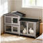 Cage mobile pour animaux, clapier en bois-123829756