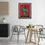 Art mural rétro sur toile flottante avec éléphant et vin, design par Marcello Nizzoli-2048055749-2048055748