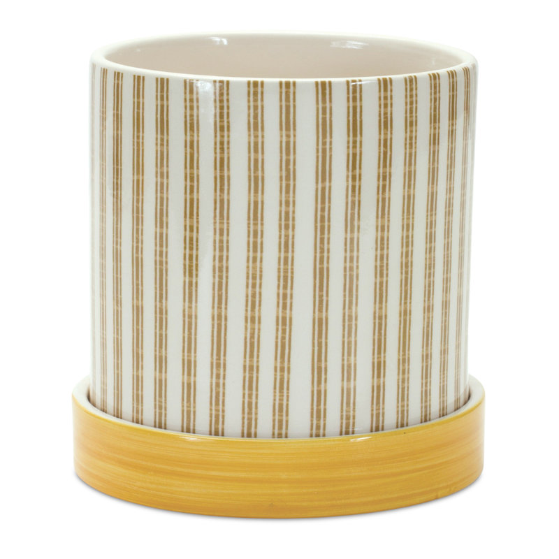 2-Piece Dolomite Pot Planter Set