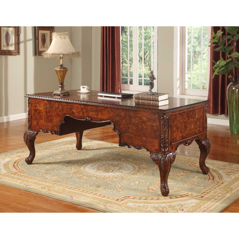 Jory Solid Wood Executive Desk