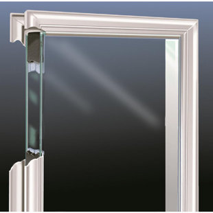 Full Lite Clear Glass Steel Primed Prehung Front Entry Door