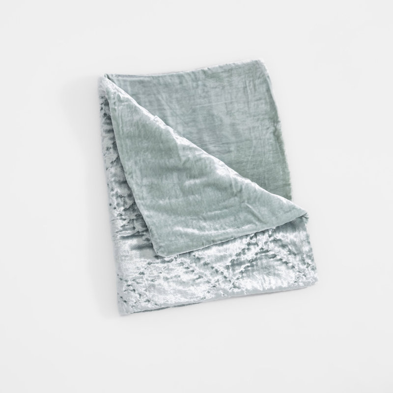 Lowe Sham, Celadon, Standard, Blue/Silver, Twin Extra Long Sham