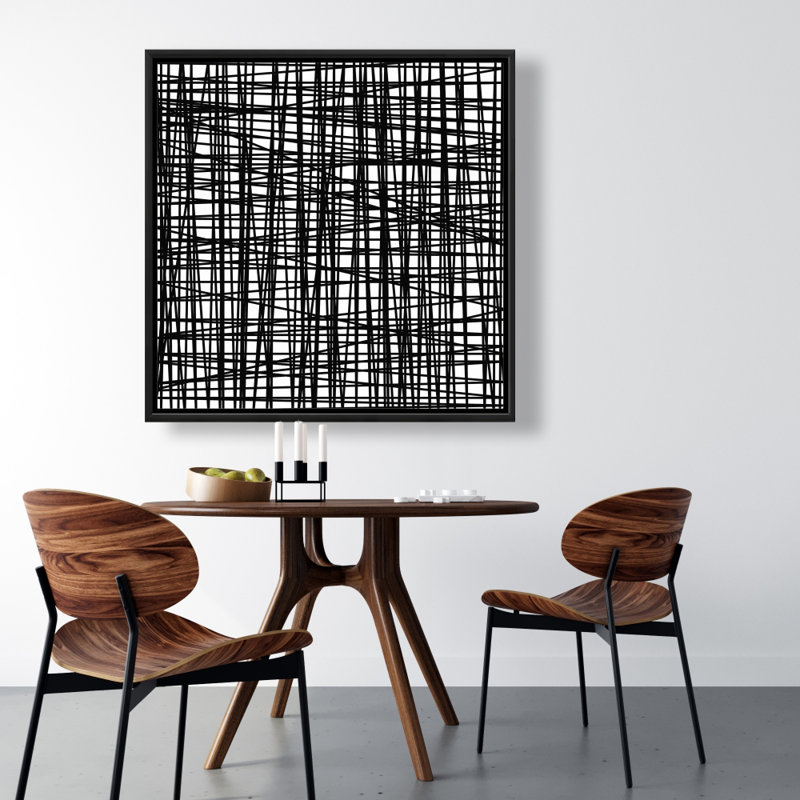 «Abstract Small Stripes» sur toile