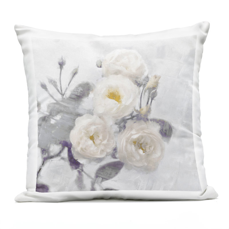 Ensemble de coussins décoratifs pour l'extérieur Bundle of White Blooms Design by Emily Ford