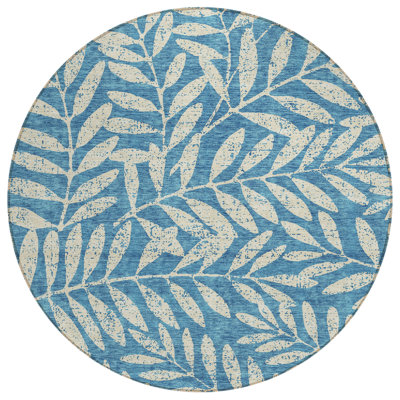 Lamanna Washable Floral Indoor / Outdoor Rug