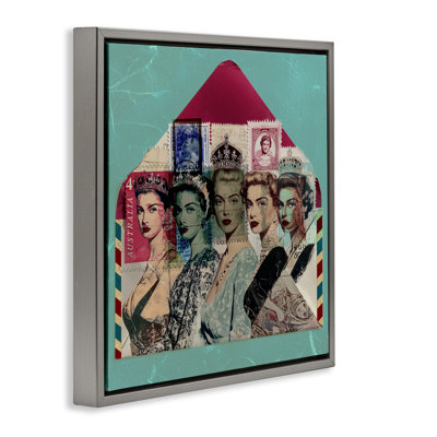 Cadre flottant rétro de la collection Queens Vintage, design par Annabelle Hall