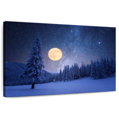 Alvord Yellow Moon In Winter