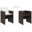 Hokku Designs Patio Dining Set With Cushions Poly Rattan-1078317475-1078317487-1078317484
