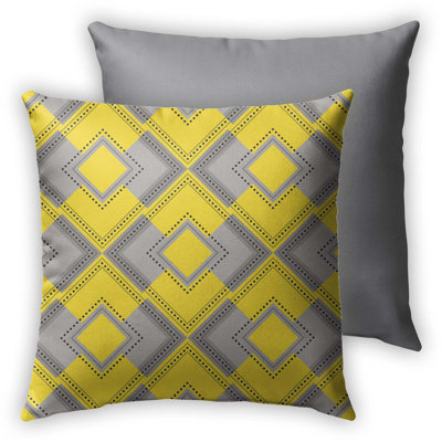 Beautiful Geometric Outdoor Reversible Throw Pillow