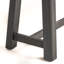Banc d'extérieur en acacia, finition gris sablé, ensemble de 2-830800023