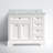 Amiri 37'' Single Bathroom Vanity with Marble Top-996955368