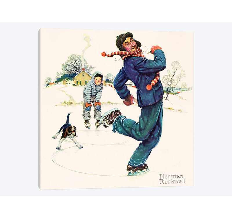 Norman Rockwell - Wrapped Canvas Print, 66.04 cm H x 66.04 cm W x 3.175 cm D