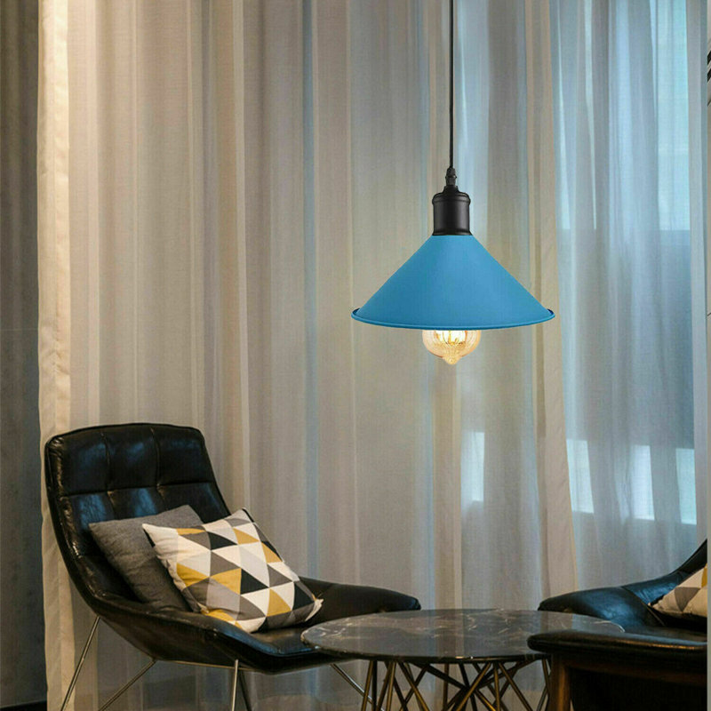 Lennie 1 - Light Dome Pendant, Blue