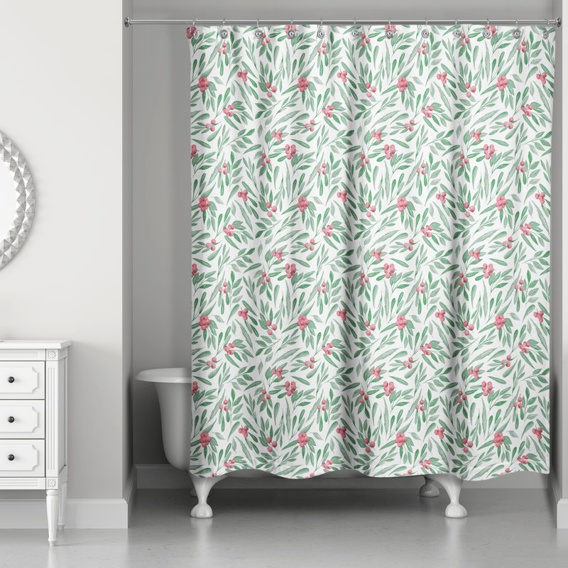 Denslowe Floral Shower Curtain
