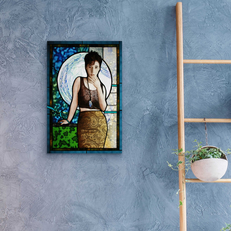 " Blueheart " by Rita Shimelfarb, 24" H x 16" W x 0.2" D