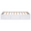 Lit plateforme simple avec rangement et 3 tiroirs-783031901