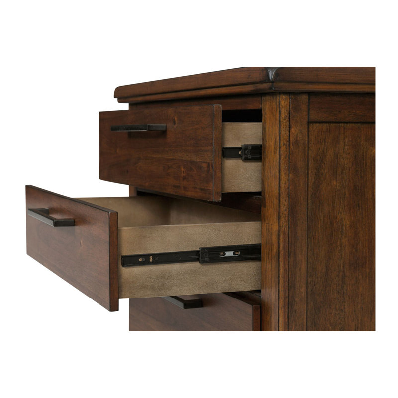 Ensemble de chambre à coucher avec banc de rangement Guthmiller, Brun, Grand