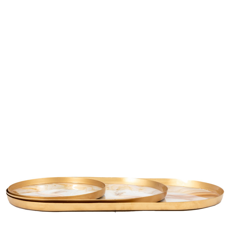 Tessier Metal Tray - Set of 3