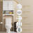 Dharmraj Over The Toilet Bathroom Storage With Upper Cabinets And Open Shelves-124581907