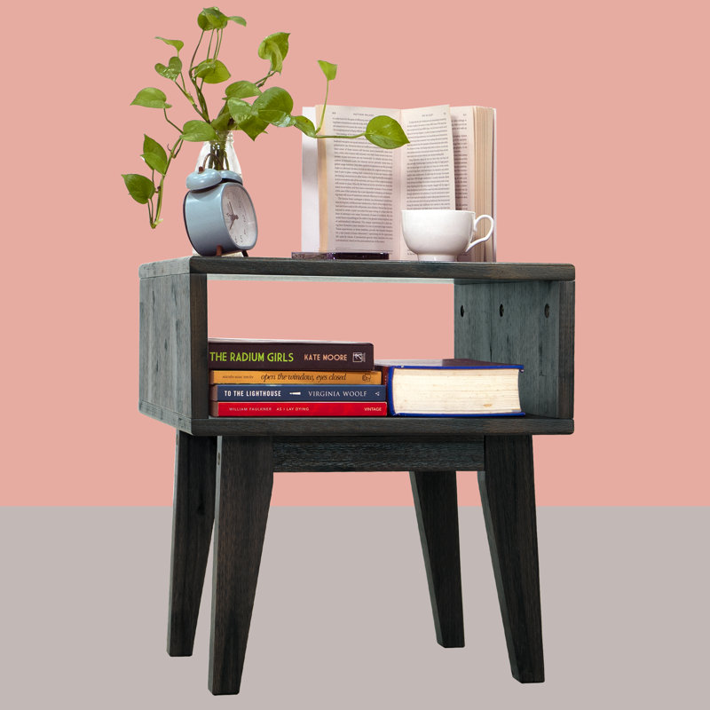 Table de chevet Acacia Jhasir, Moka