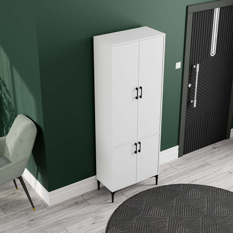 Kaleva Manufactured Wood Wardrobe, White