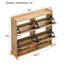 20 Pair Flip Down Shoe Storage