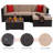 Brookwood 3 - Person Modular Patio Conversation Set with Cushions-1935598349