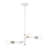 Jeffries 4 - Light Steel Dimmable Modern Linear Chandelier-144215126