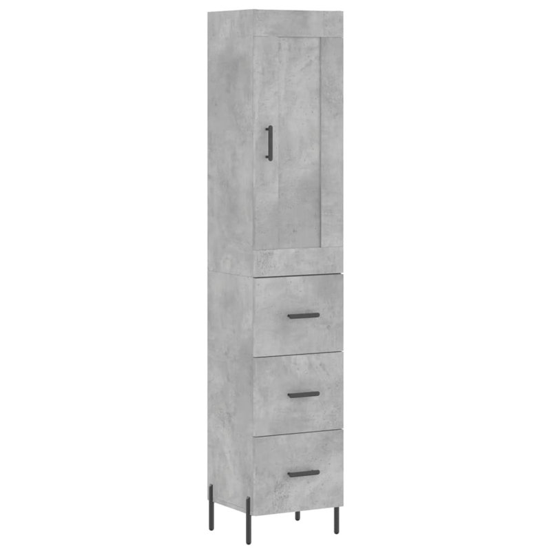 Minnetta 34.5cm Sideboard, Concrete Grey