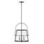 Luminaire suspendu tambour unique et remarquable à 3 lumières Tournon-55175306