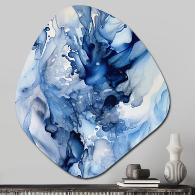 Cordian - Fractals Unique Shape Metal Wall Art, Modern Asymmetrical Metal Art Print