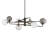 Oberon 8-Light Sputnik Modern Linear Chandelier-111732591