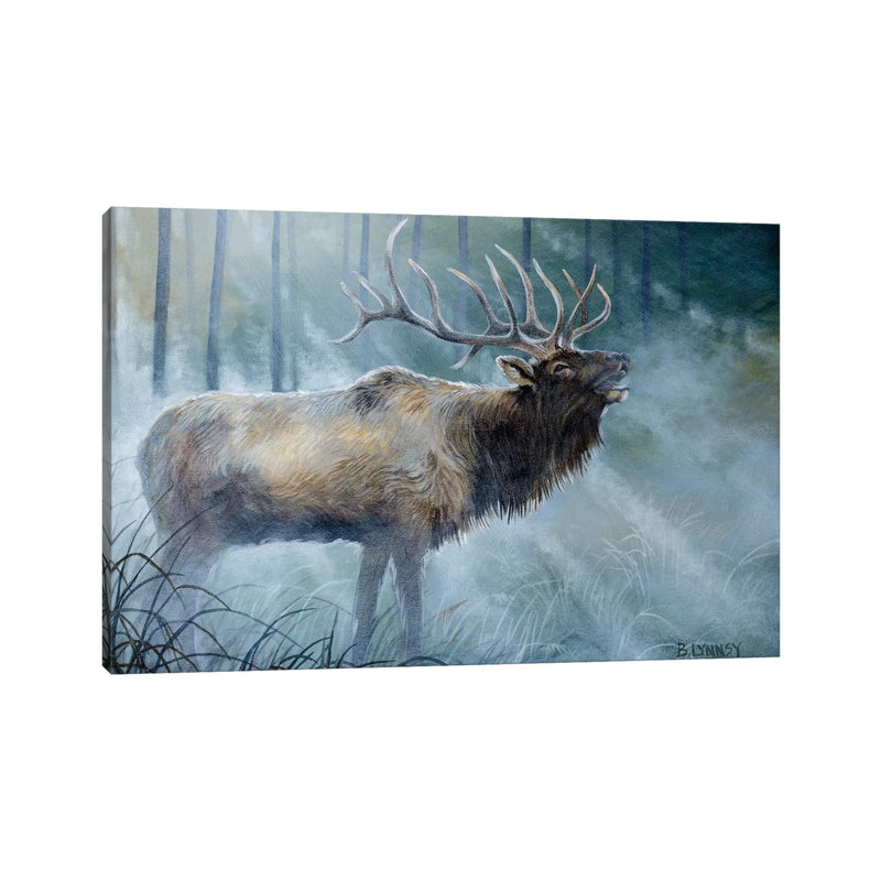 Elk Journey III 1 Piece Wrapped Canvas Wall Art, 30.48 cm H x 45.72 cm W