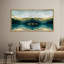 Peaceful Mountain Reflections Landscape, reproduction d'art sur toile-111176162-98042278