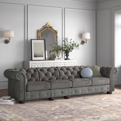 Dunn 117.6'' Velvet Sofa