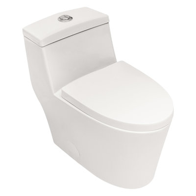 Ceramic Dual Flush Toilet With Construction And Seat Powerful Quiet