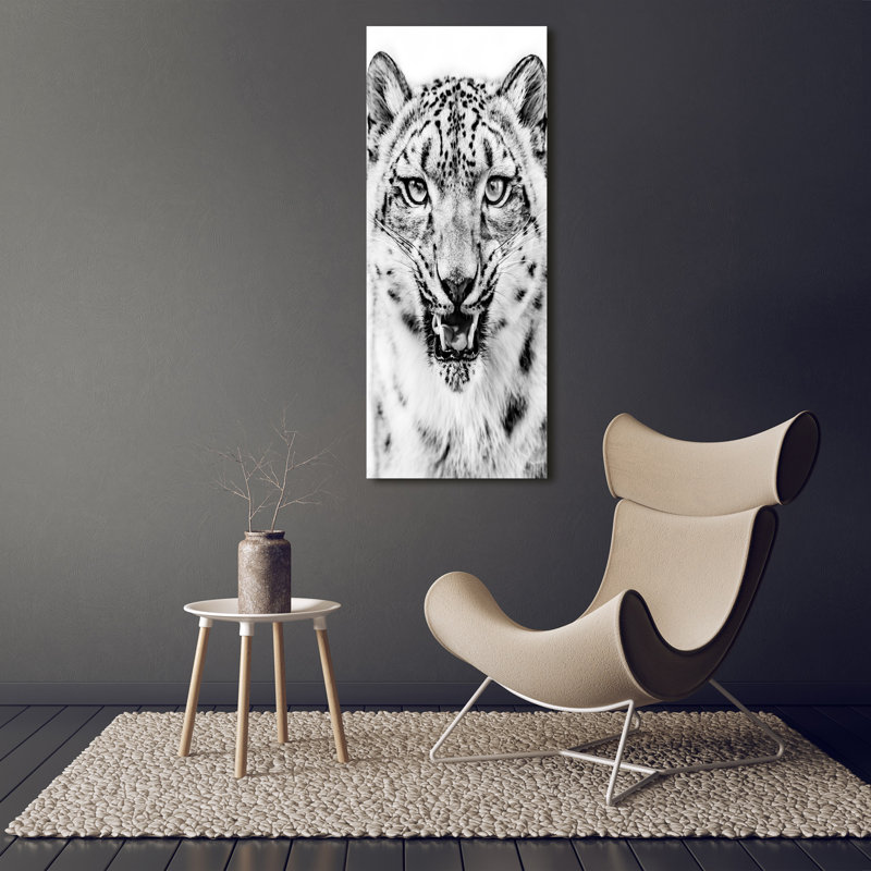 Snow Panther - Wrapped Canvas Print