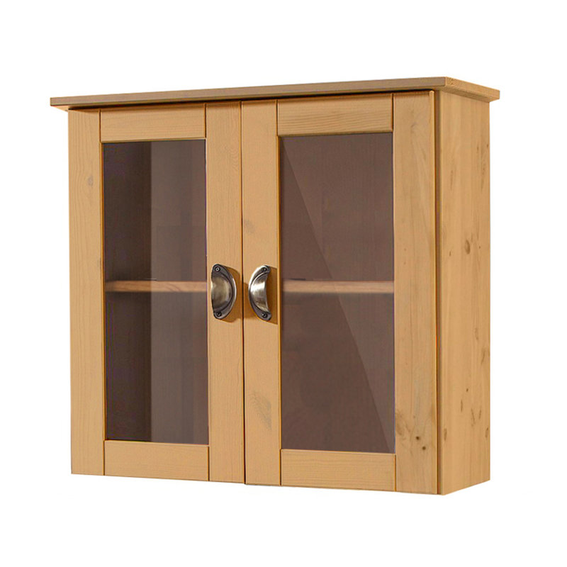 Waco Solid Wood Bathroom Cabinet, Light Brown