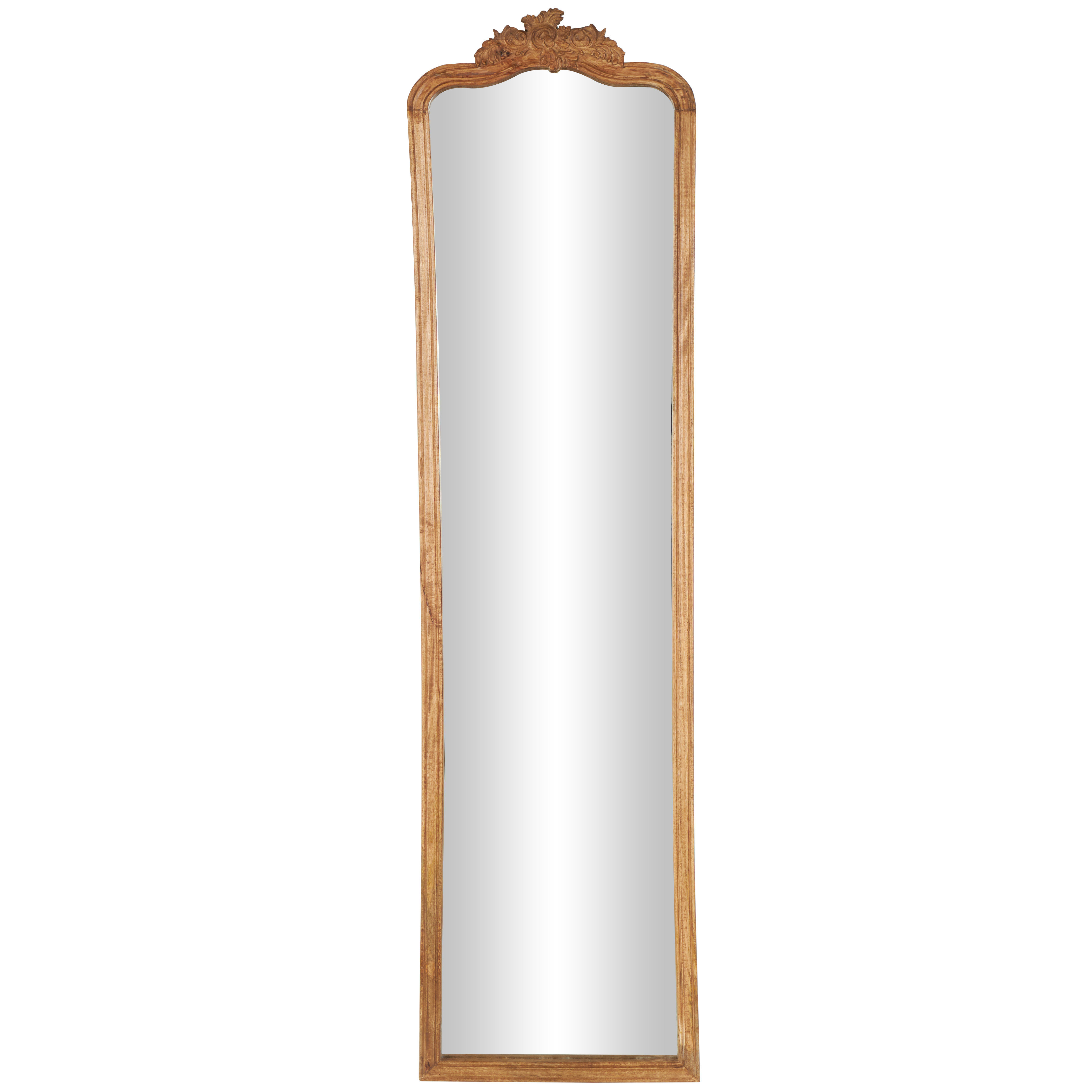 Astoria Grand Ameline Solid Wood Arch Floor Mirror | Wayfair