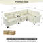 Canapé en L avec console et chargement USB, canapé-lit avec sièges réglables pour le salon familial-1402121108