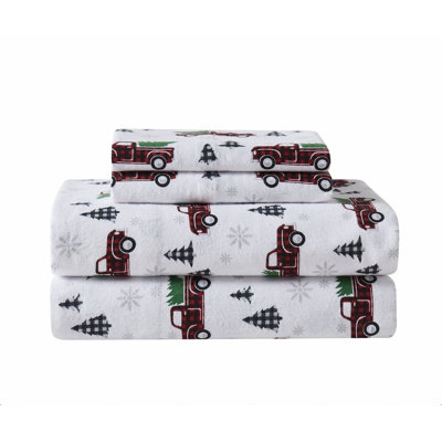 Holiday Novelty 100% Cotton Standard Sheet Set