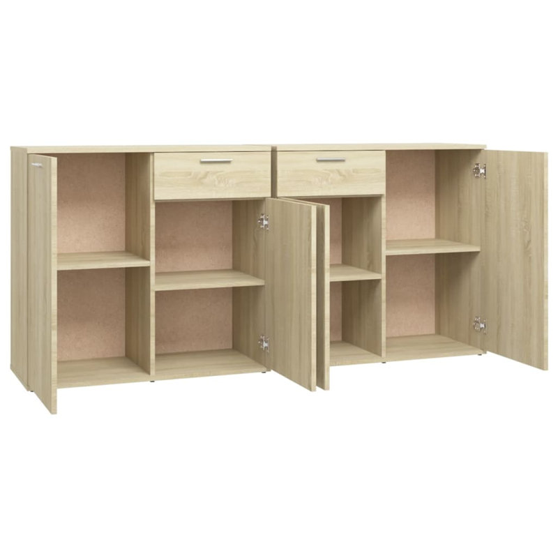 Audreyna Sideboard 160x36x75 cm Engineered Wood, Sonoma Oak