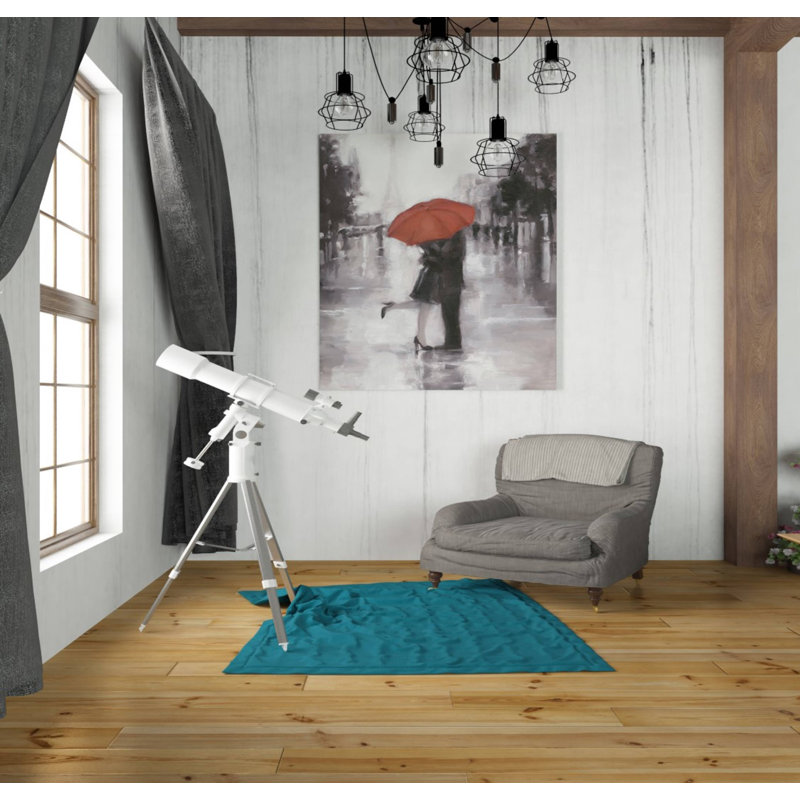 Art mural sur toile, "Caught in the rain" par Ethan Harper, H 30 po x l 26 po x P 1,5 po
