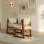 Chaise rembourrée moderne de 21 po avec dossier réglable, structure en bois massif (finition noyer), chaise décorative confortable, convient aux salles à manger ou aux bureaux à domicile, disponible en ensemble de 2-1837437070-1837437071