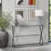 Sabrina 45'' Glass Top Console Table