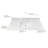 49 Inch Snow White Engineered Vanity Top With Sink & Backsplash-119457714