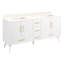 72" Novak Double Bathroom Vanity Set with Rectangular Undermount Sinks-79111949-79111951-93572599