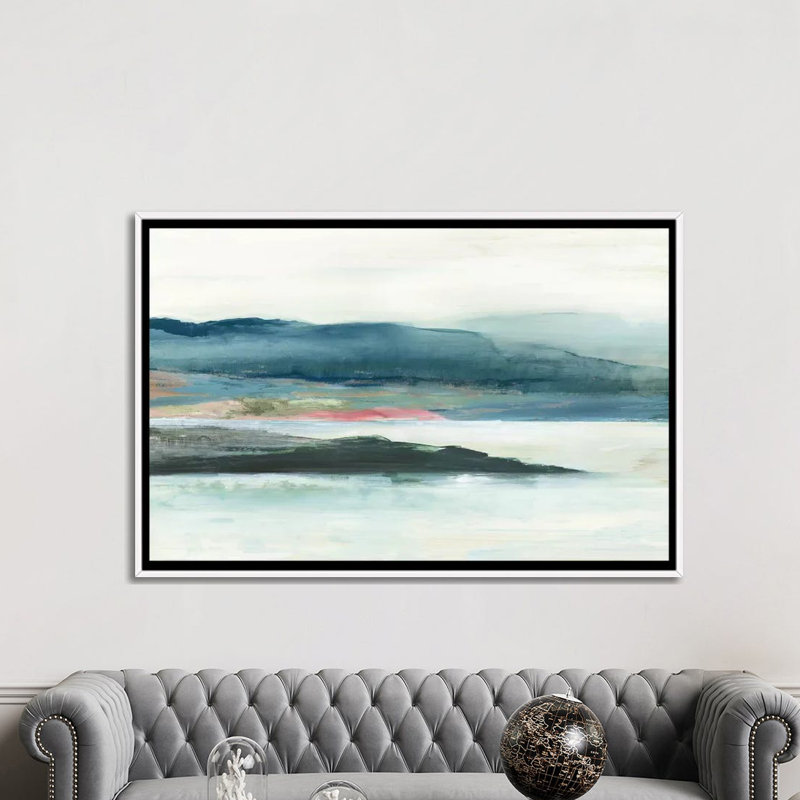 «Peaceful Mind I» par Allison Pearce - reproduction d'art, H 40 po x l 60 po x P 1,5 po, Toile tendue, Pas de tapis